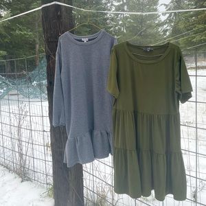 Tiered/ sweater dress bundle